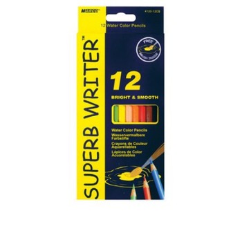 Set 12 Creioane colorate Acuarele cu pensula Marco